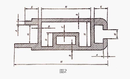 鋁型材壁厚尺寸示意圖 鋁型材壁厚尺寸示意圖